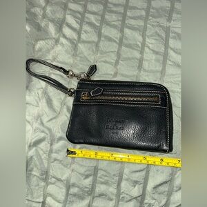 Dooney & Bourke Black Leather Wristlet